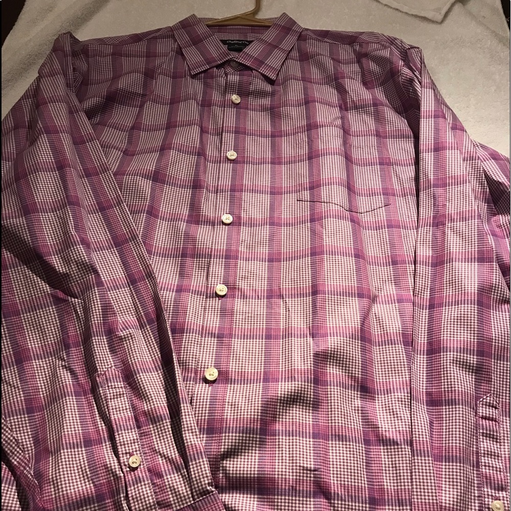 New mens long sleeve button down size xl